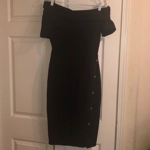 Karen Millen black offshoulder  dress